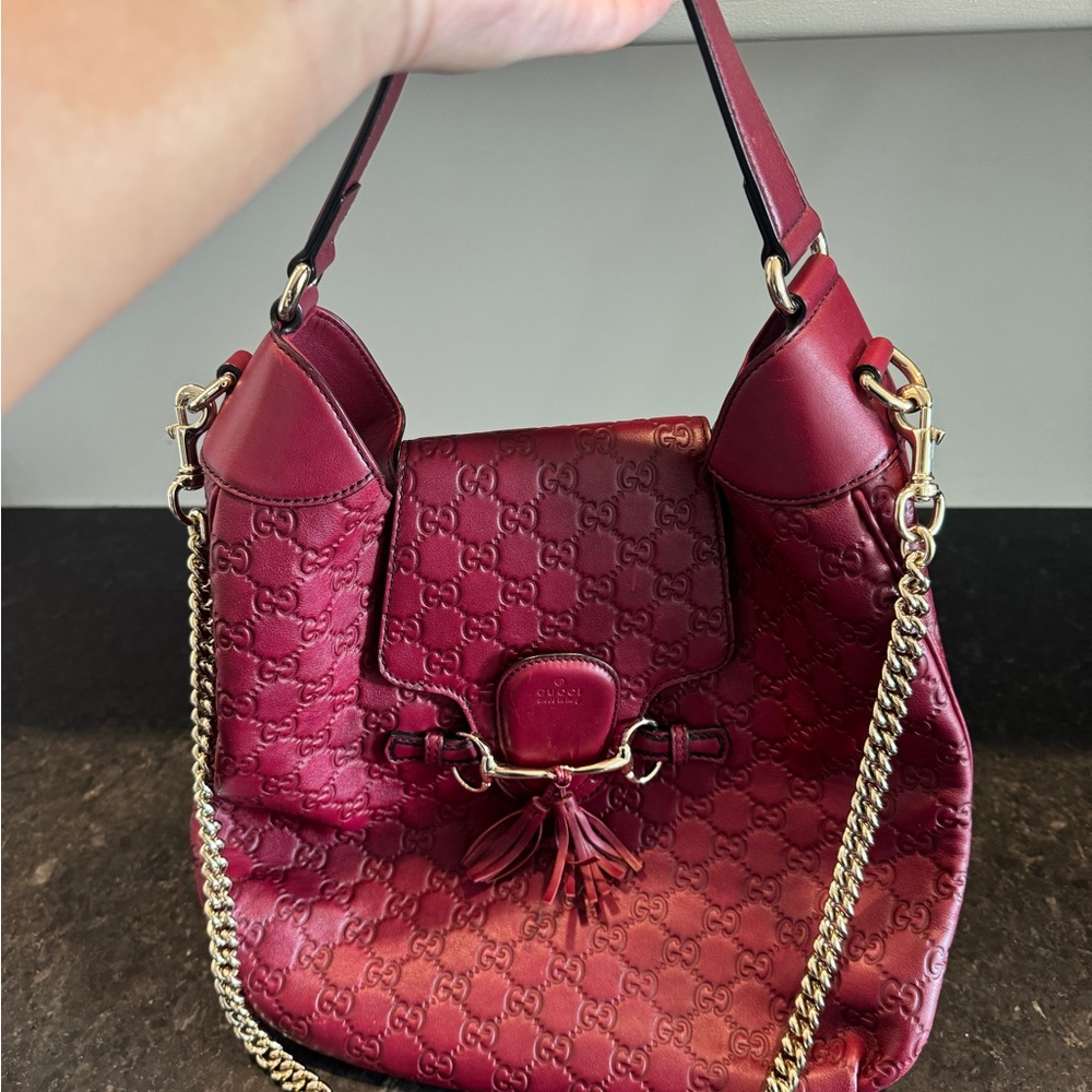 Gucci Cuccissima Large Emily Boho Bag with Matching Wallet